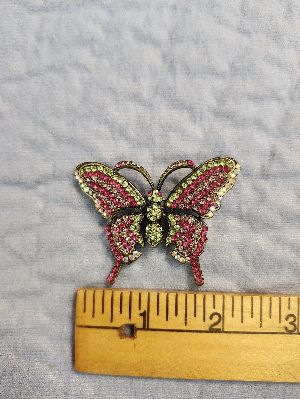 Butterfly Crystal Brooch
